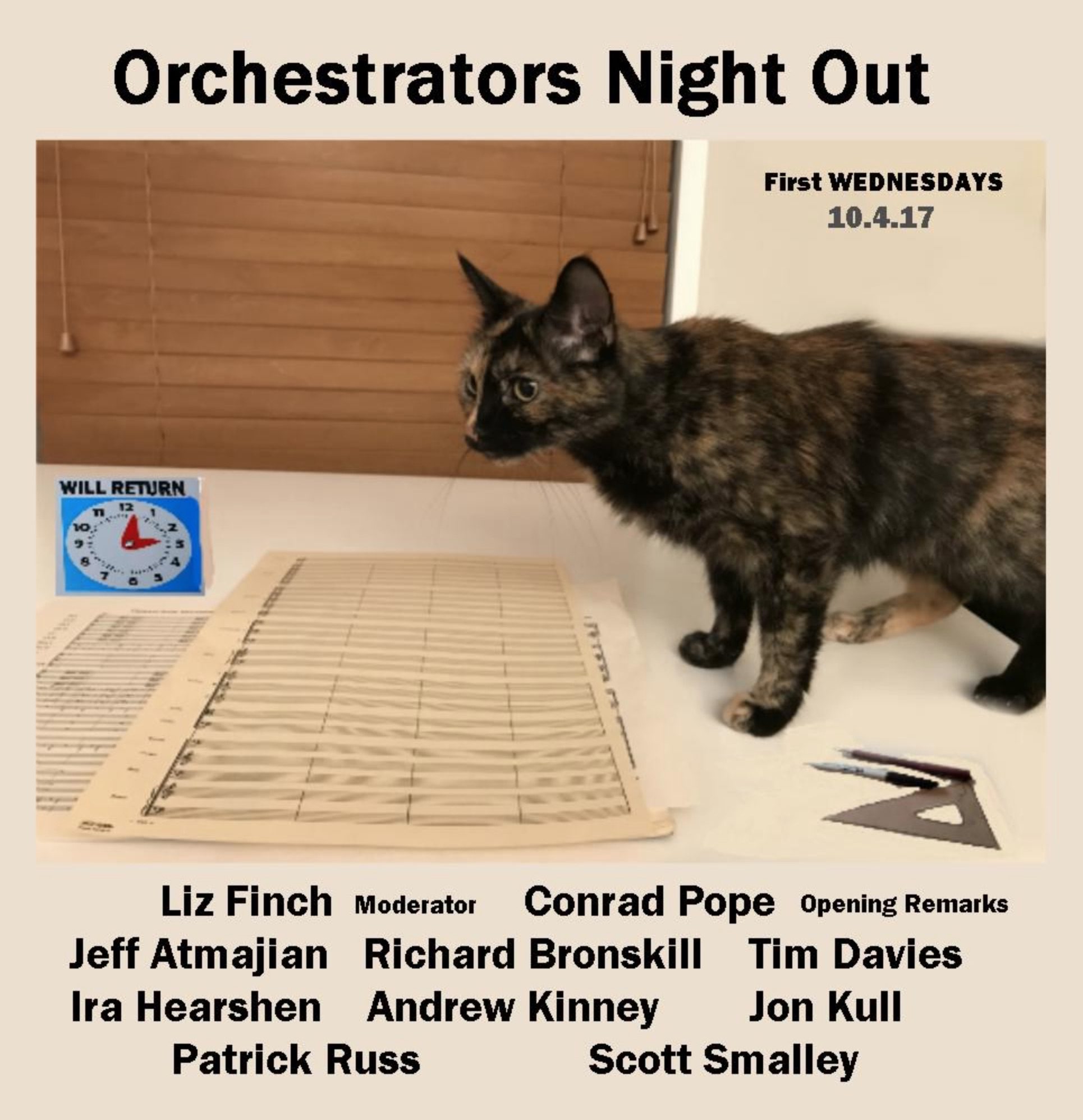 Featured image for “First WEDNESDAYS presents an Orchestrators Night Out”