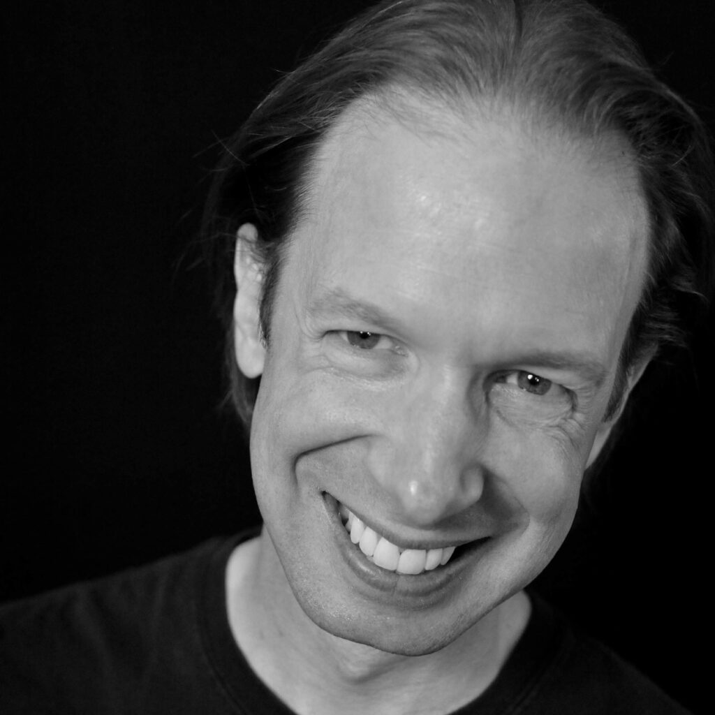 Black and white headshot photo of Jeff Kellem.