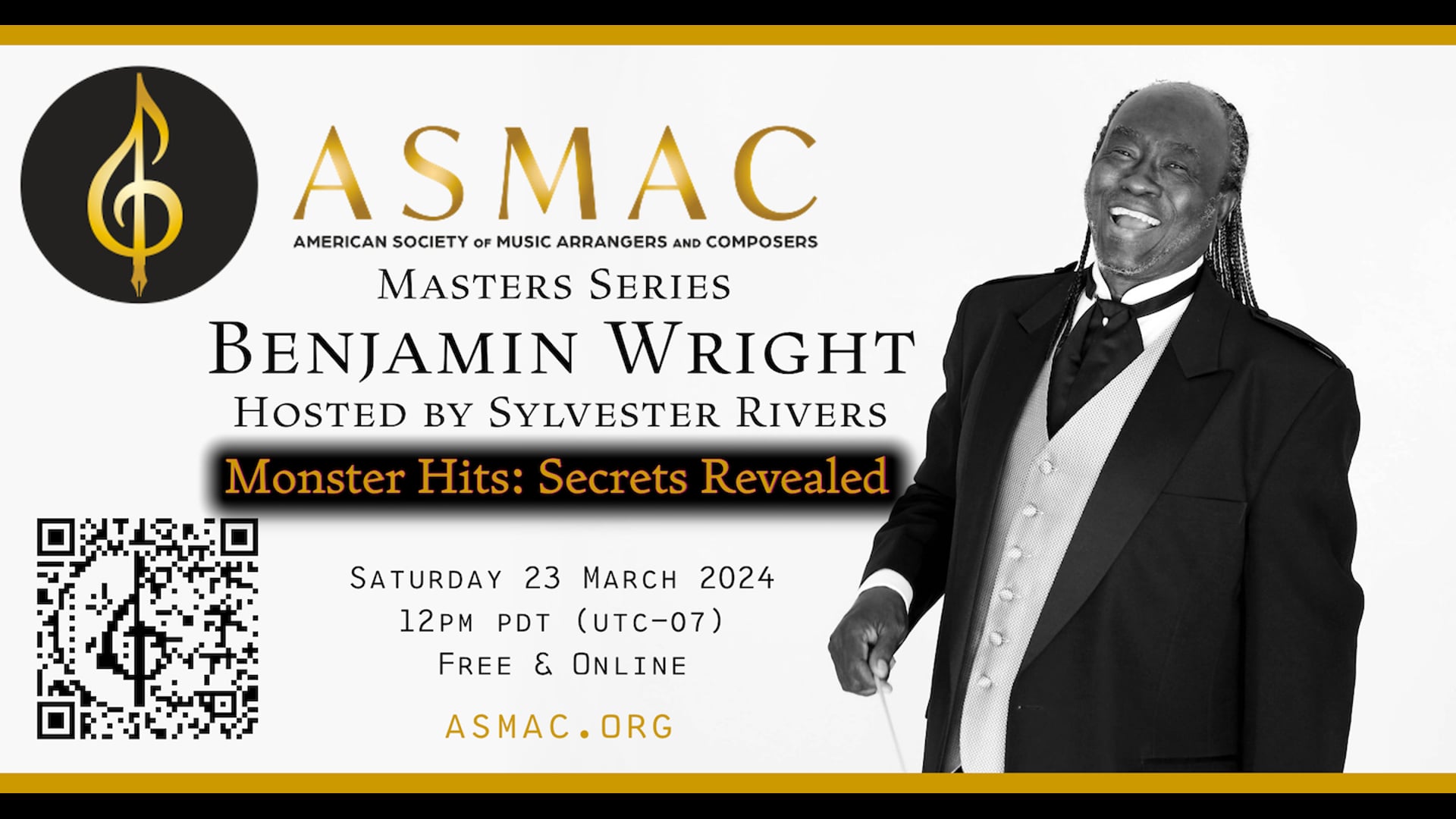 Featured image for “ASMAC Masters Series: Benjamin Wright Event Summary”