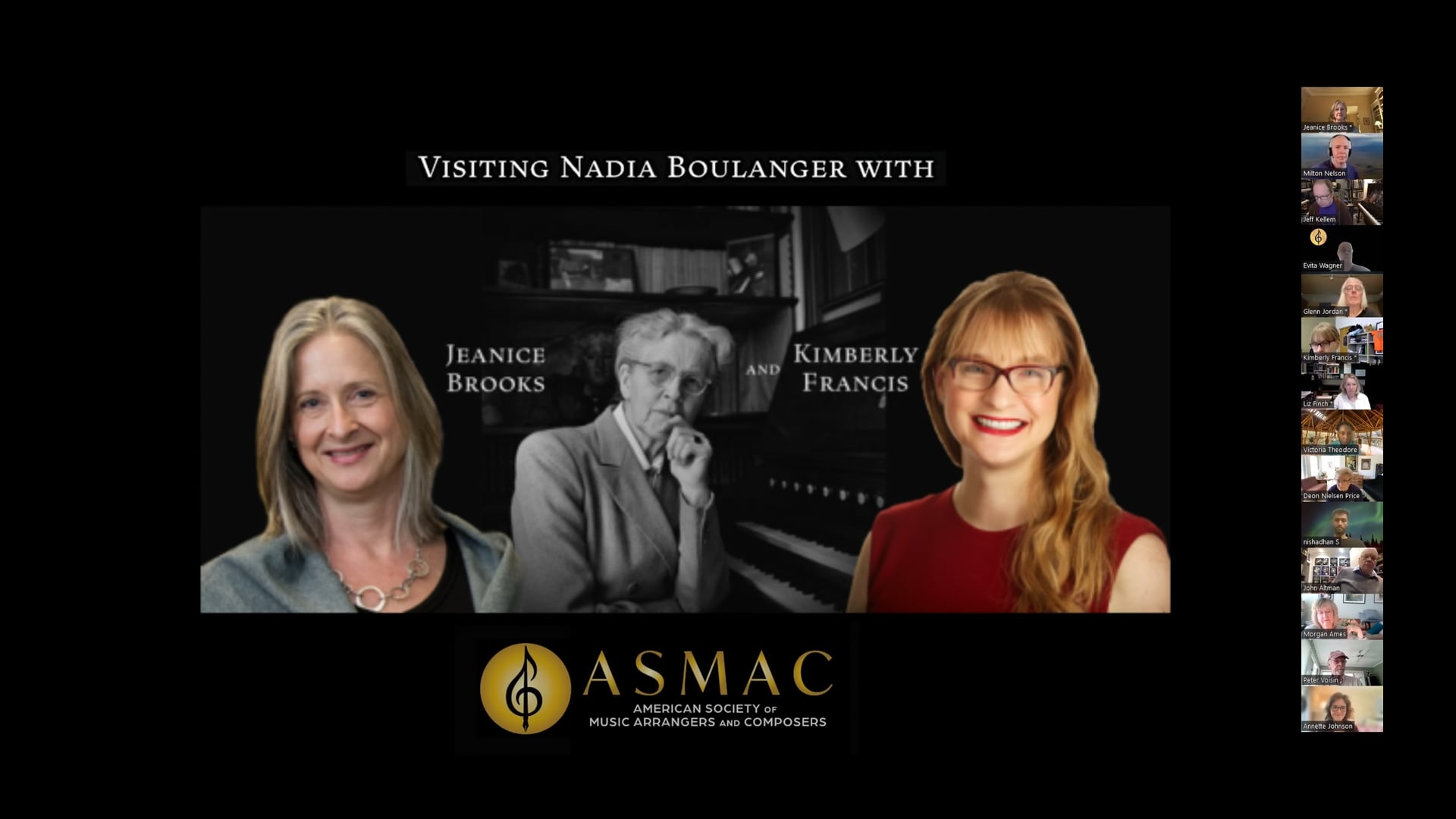 Featured image for “Visiting Nadia Boulanger Event Summary”