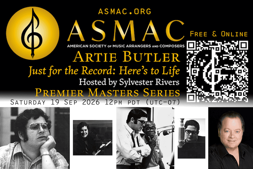 ASMAC Masters Series: Artie Butler, hosted by Sylvester Rivers